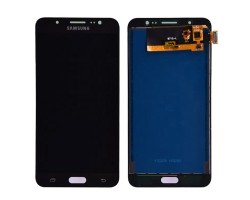 Előlap Samsung Galaxy J7 (2016) SM-J710 éintő + LCD kijelző (érintőkijelző) GH9718855B fekete